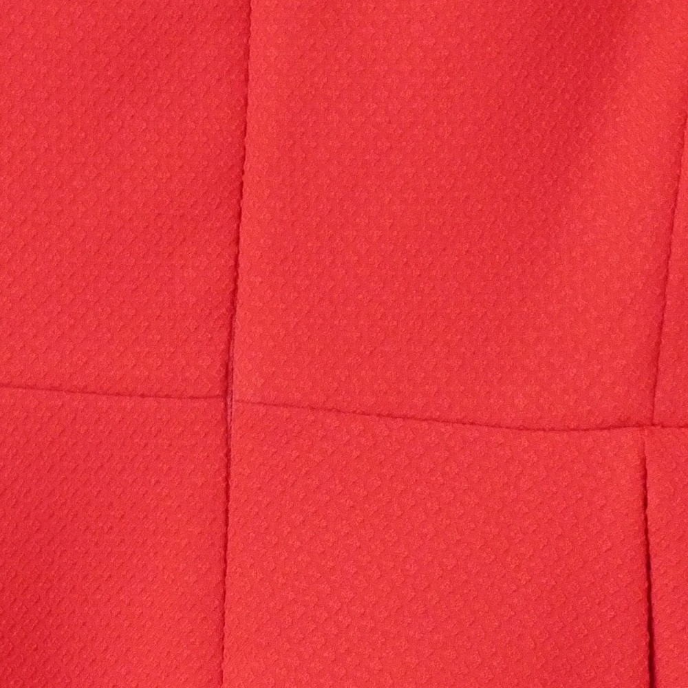 NWT 1901 Sleeveless Red Flare Bow Shoulder Dress - Picture 6 of 8